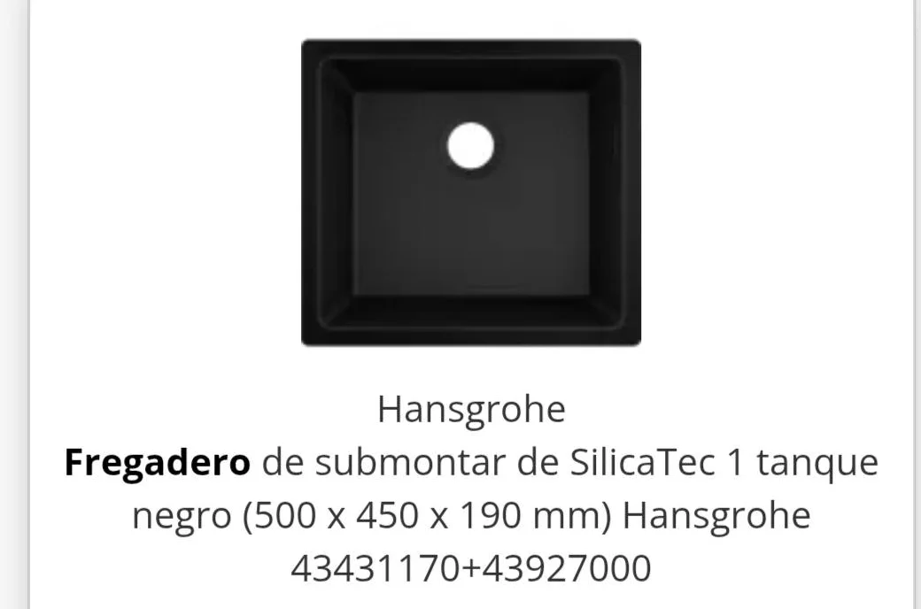 Fregadero Compacto SilicaTec