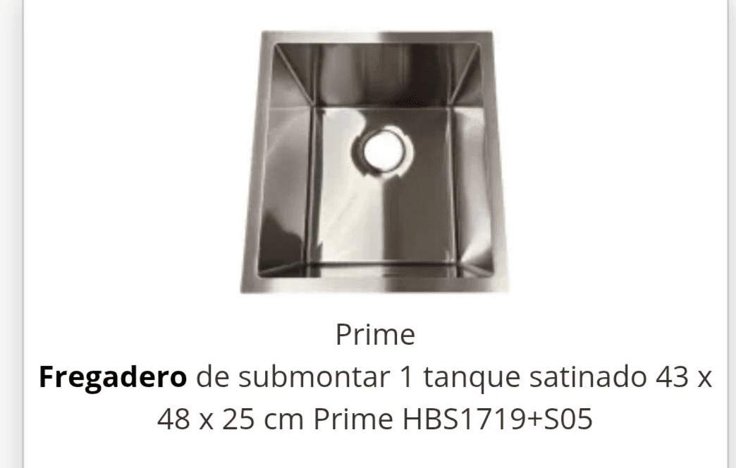 Fregadero Premium Inox