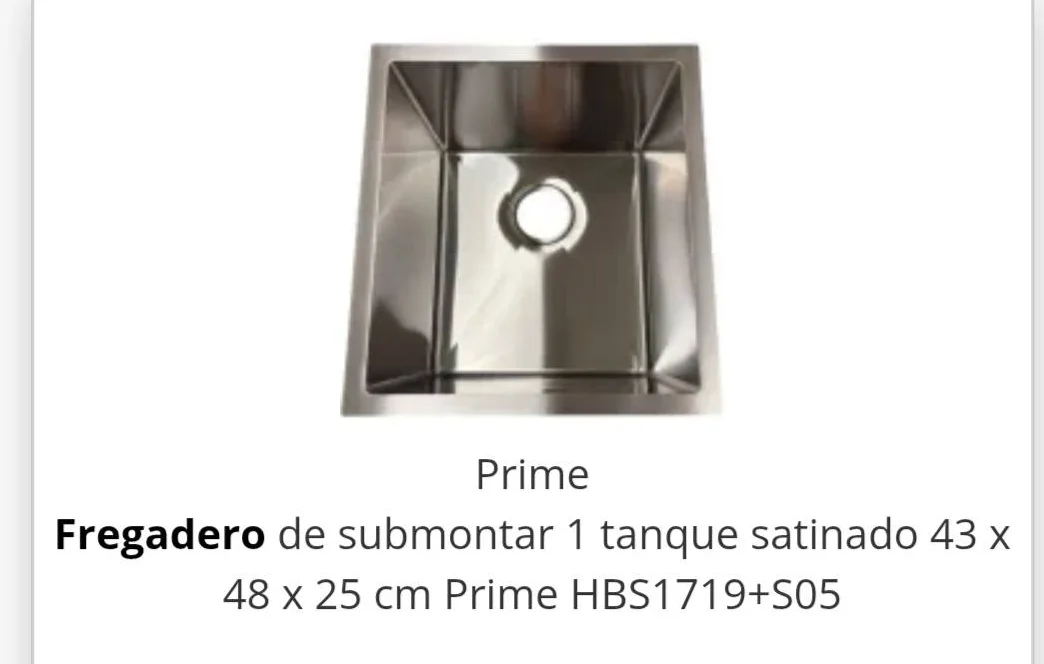 Fregadero Premium Inox